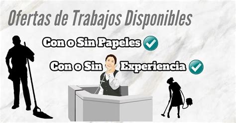 trabajo para sin papeles en madrid|Ofertas de empleo sin Papeles en la Comunidad de Madrid